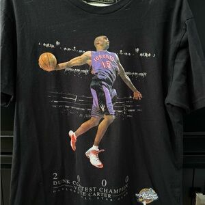 Mitchell & Ness Black and Gold Graphic Tee